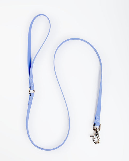 A Walk in the Park Dog Leash in Periwinkle Blue